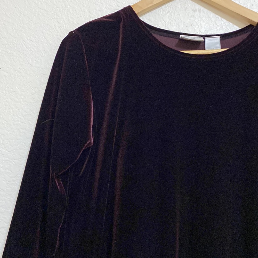 Jacqueline Ferrar Plum Velour Dress